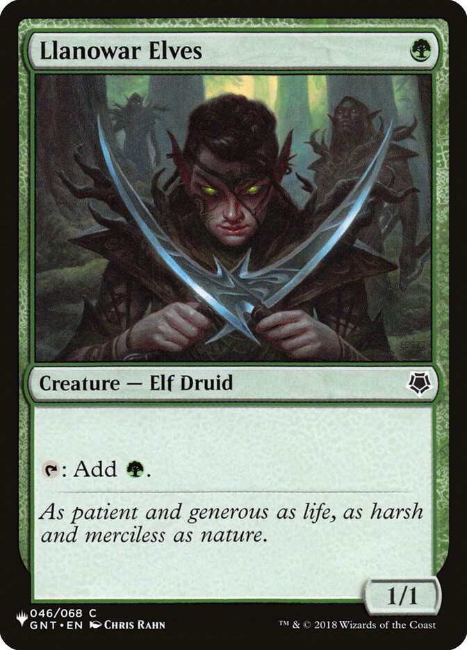 Llanowar Elves
