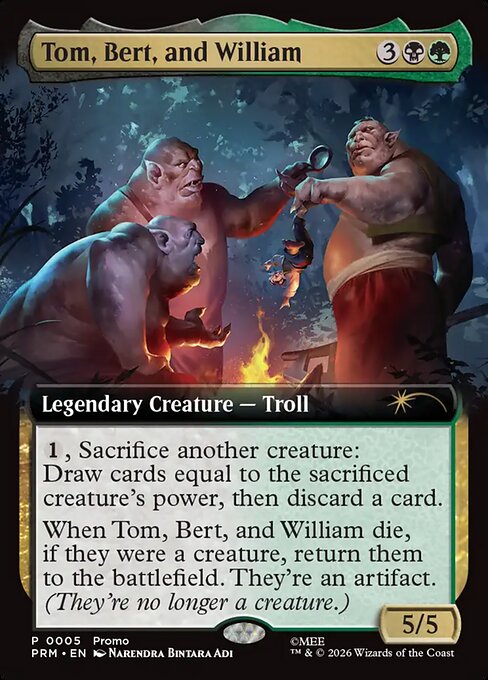 Tom, Bert, and William