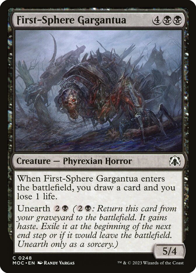 First-Sphere Gargantua