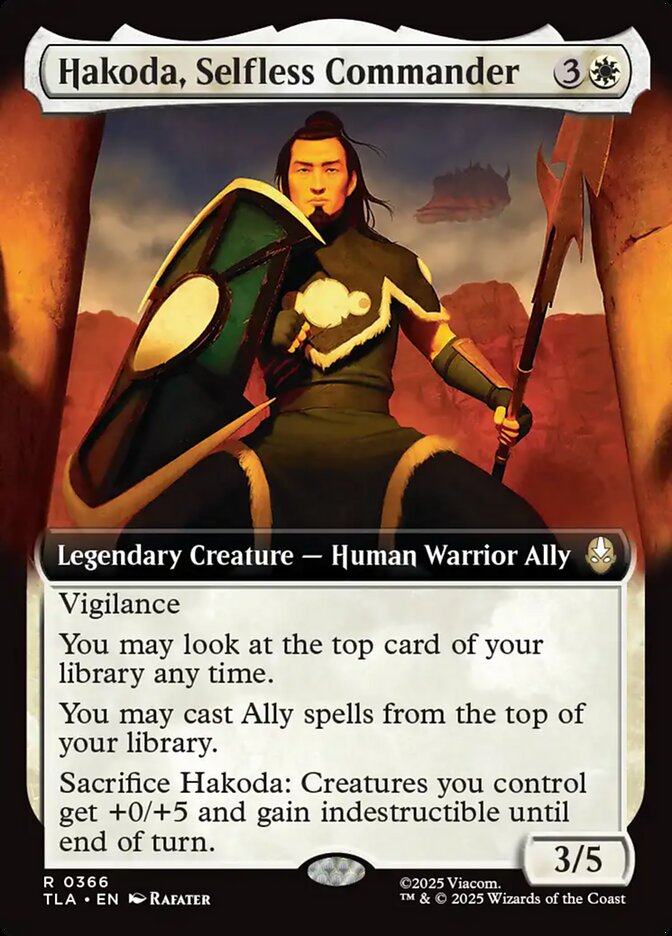 Hakoda, Selfless Commander