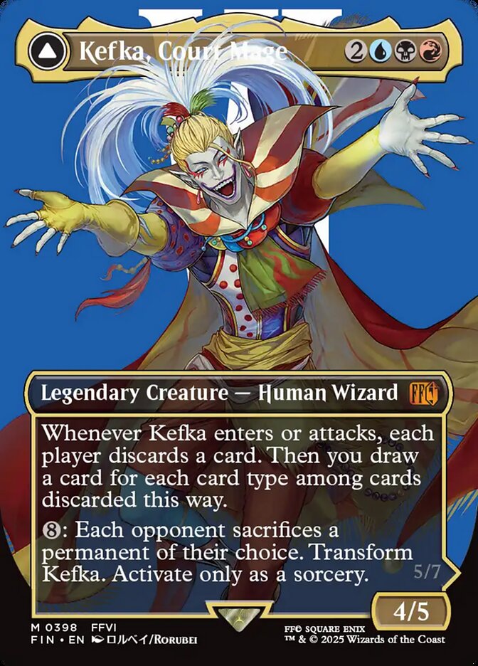 Kefka, Court Mage // Kefka, Ruler of Ruin