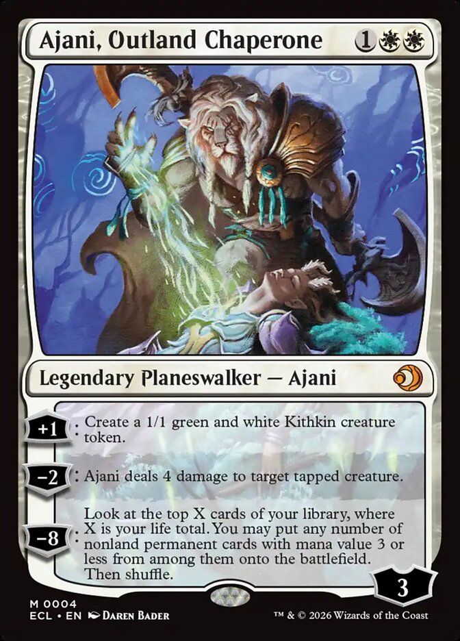 Ajani, Outland Chaperone