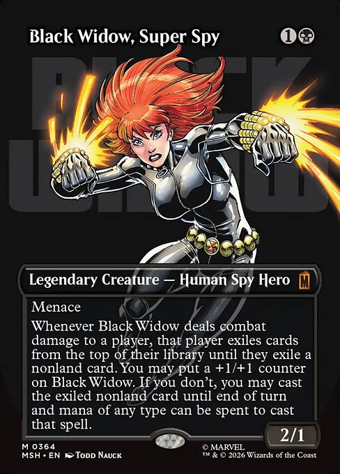 Black Widow, Super Spy