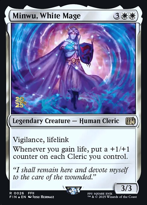 Minwu, White Mage