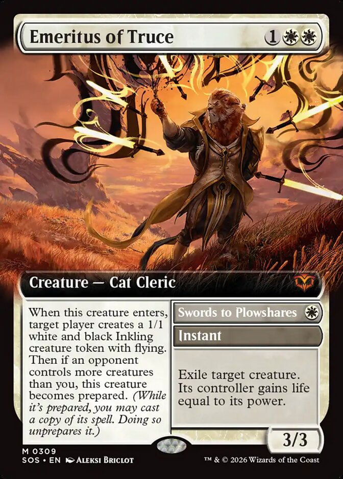 Emeritus of Truce // Swords to Plowshares