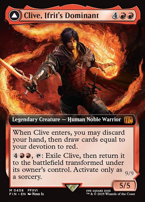 Clive, Ifrit's Dominant // Ifrit, Warden of Inferno
