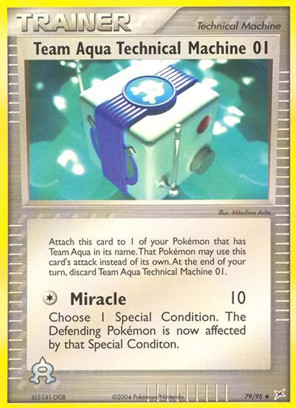 Team Aqua's Technical Machine 01