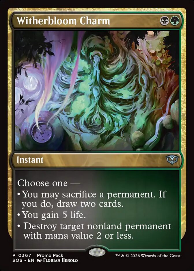 Witherbloom Charm