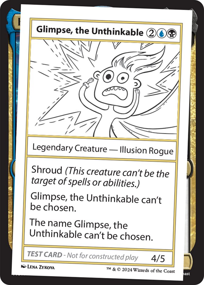 Glimpse, the Unthinkable